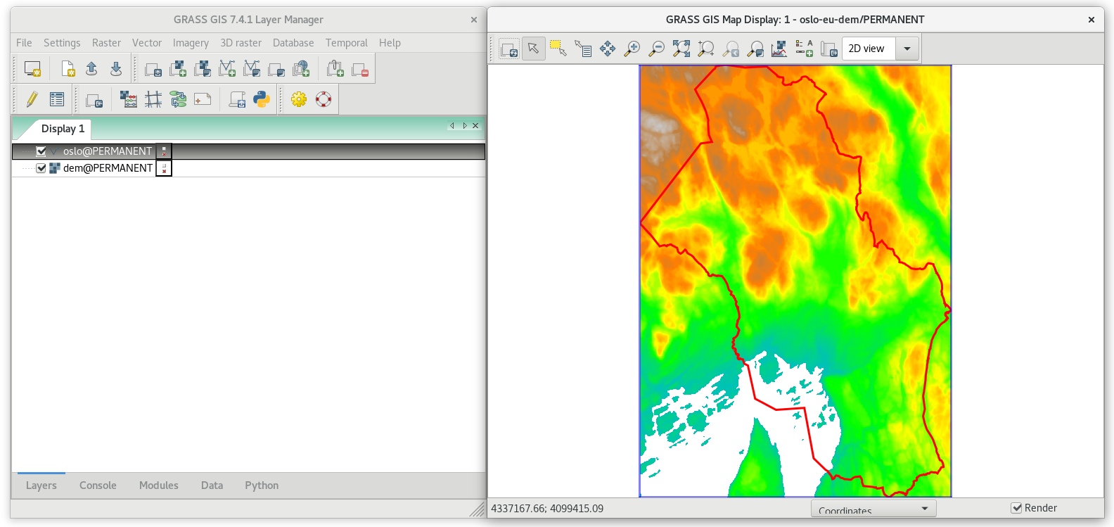 error importing vector file into grass gis